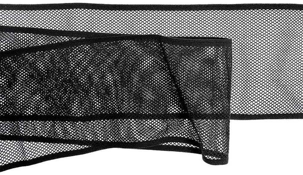 Taschen-Netz elastisch schwarz 14cm breit