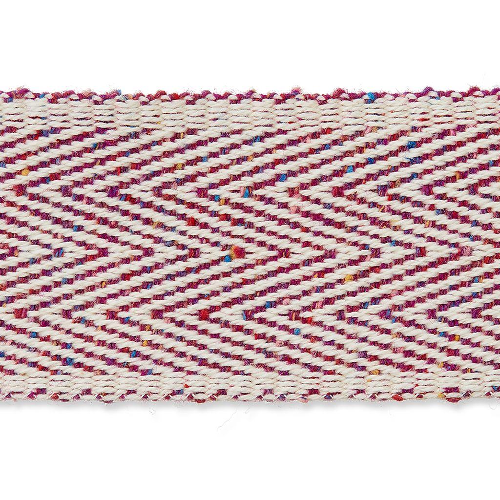 Fischgratband 40mm weinrot Sprenkel multicolor