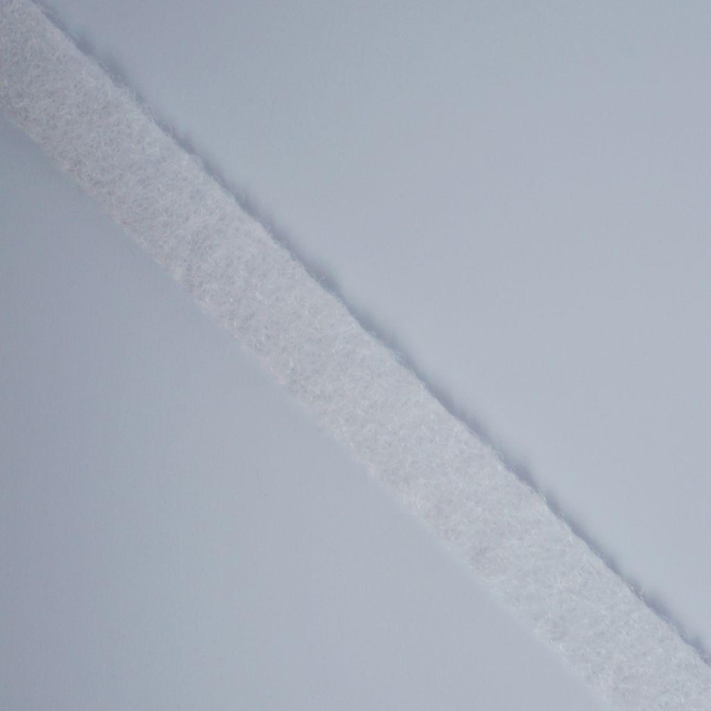 Klettband 10mm Flauschseite weiß