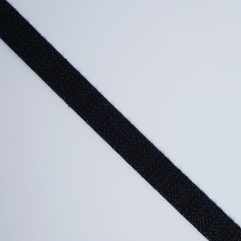 Klettband 10mm Hakenseite schwarz