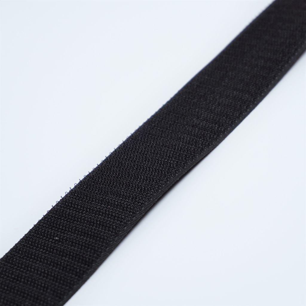 Klettband 30mm Hakenseite schwarz