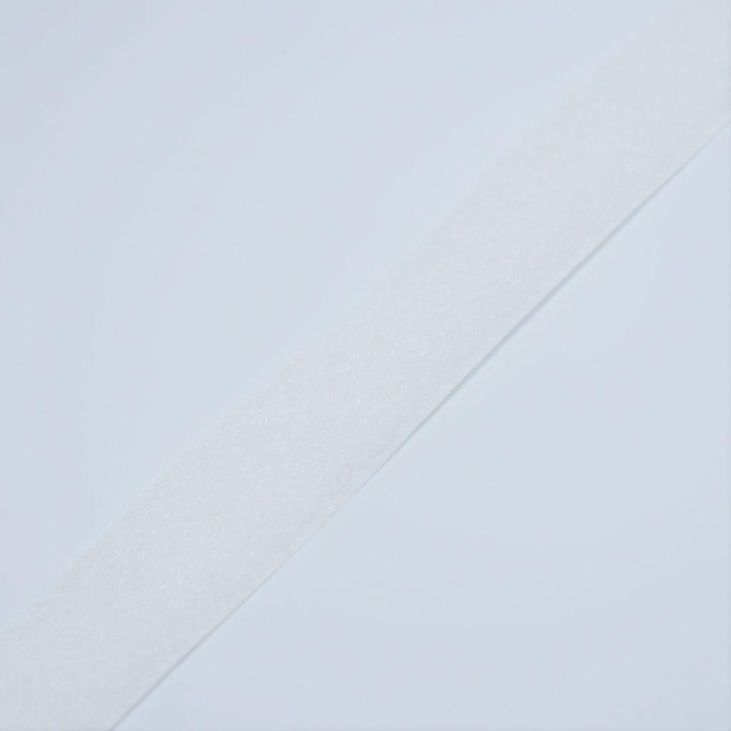 Klettband 30mm Flauschseite weiß