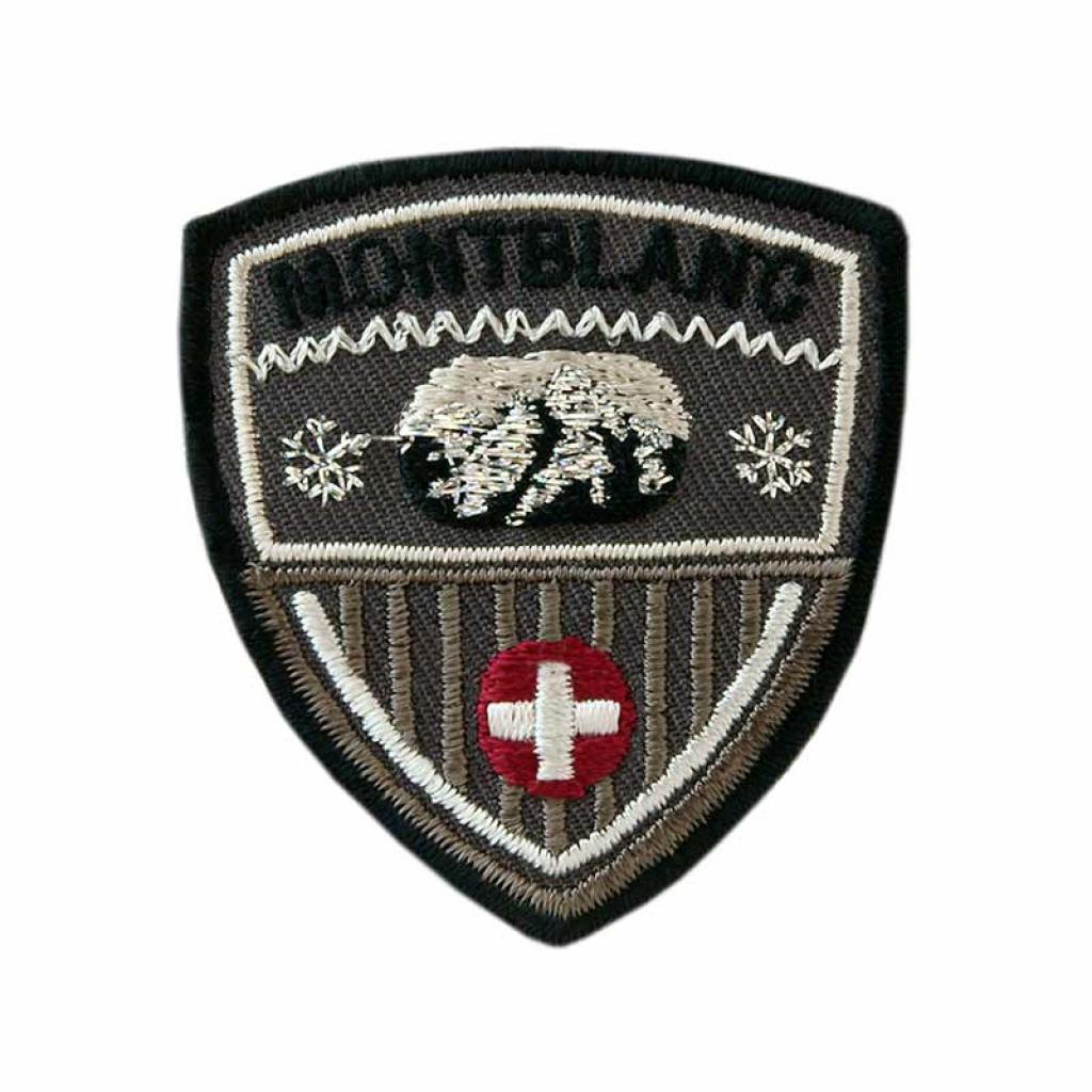 Bügelbild Applikation Wappen Montblanc