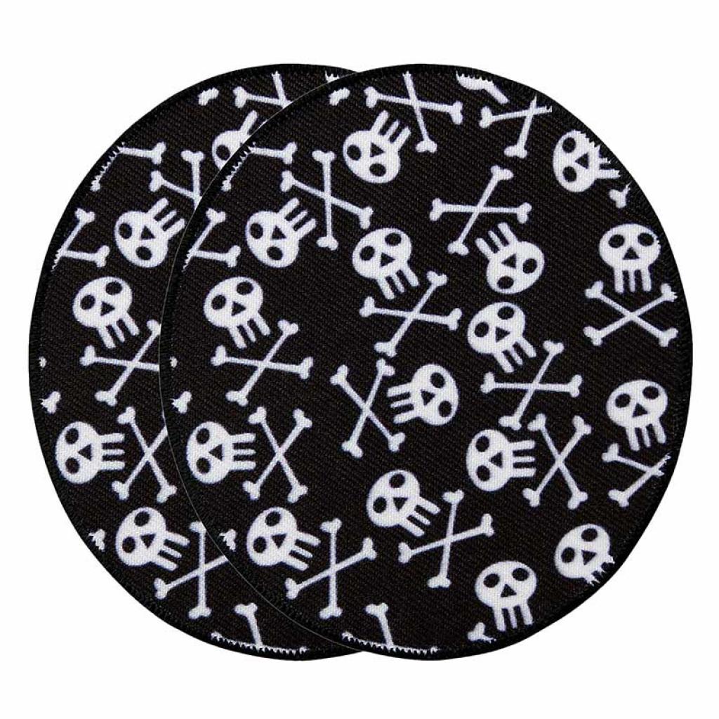Bügelbild Applikation Patches Piraten 2er Set