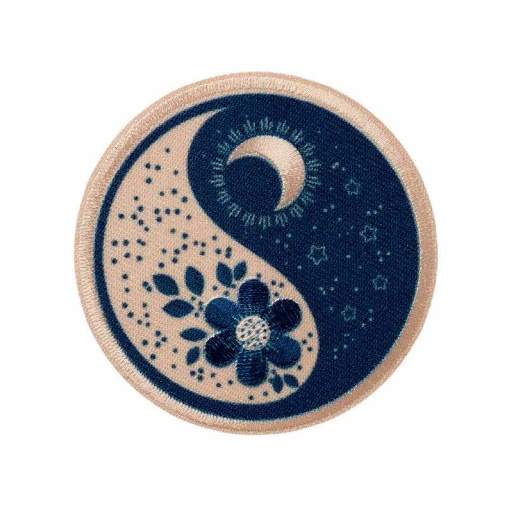 Bügelbild Applikation Label Ying Yang
