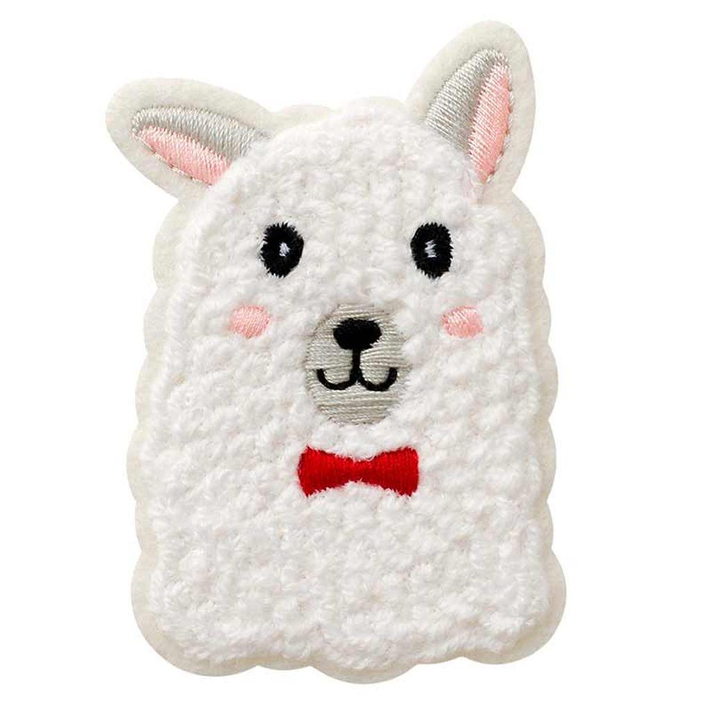Bügelbild Applikation kuscheliges Lama
