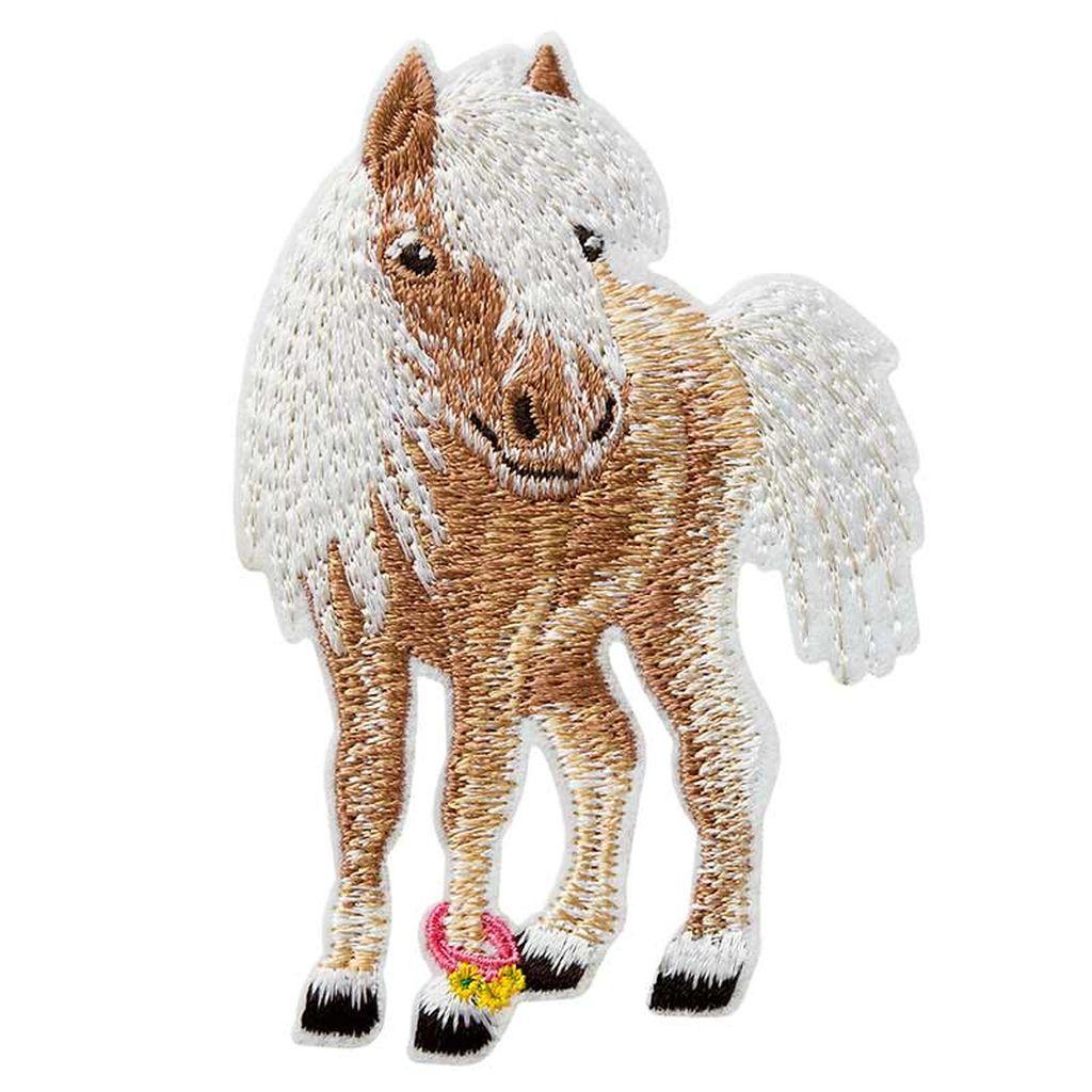 Bügelbild Applikation Pony