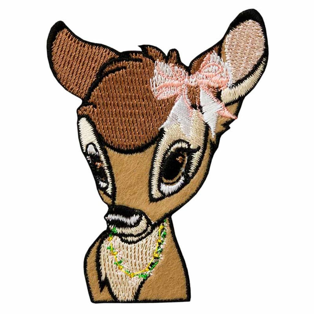 Bügelbild Applikation Bambi
