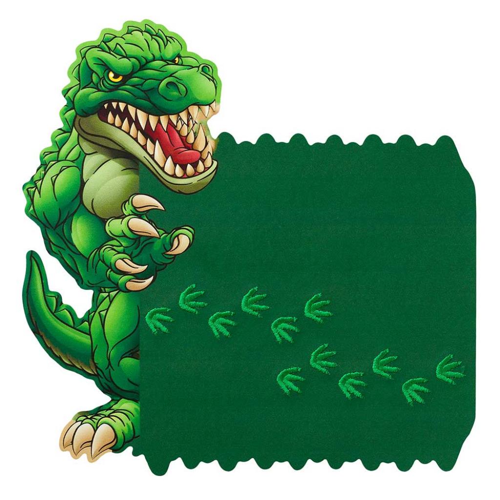 Applikation Motivset XXL für Schultüten Shirts Dino T-Rex