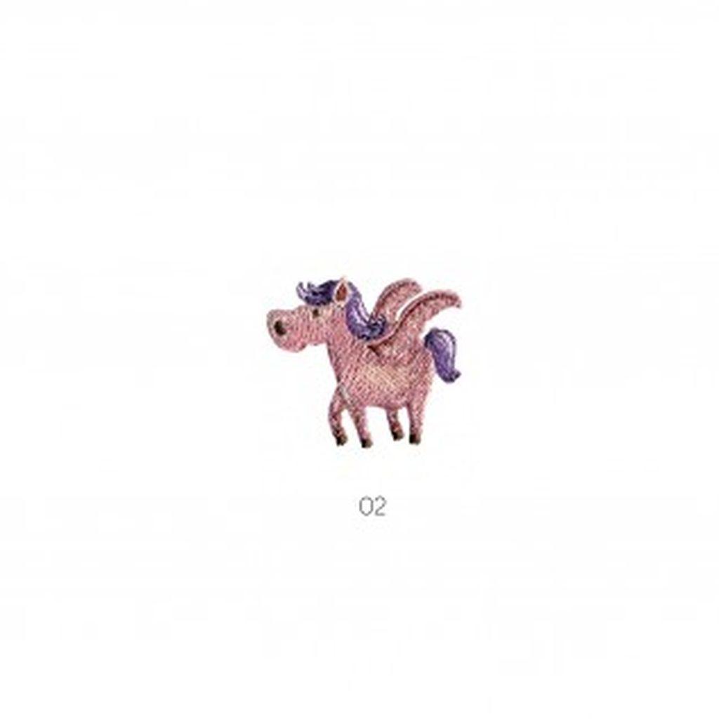 Bügelbild Applikation Märchen fliegendes Pferd