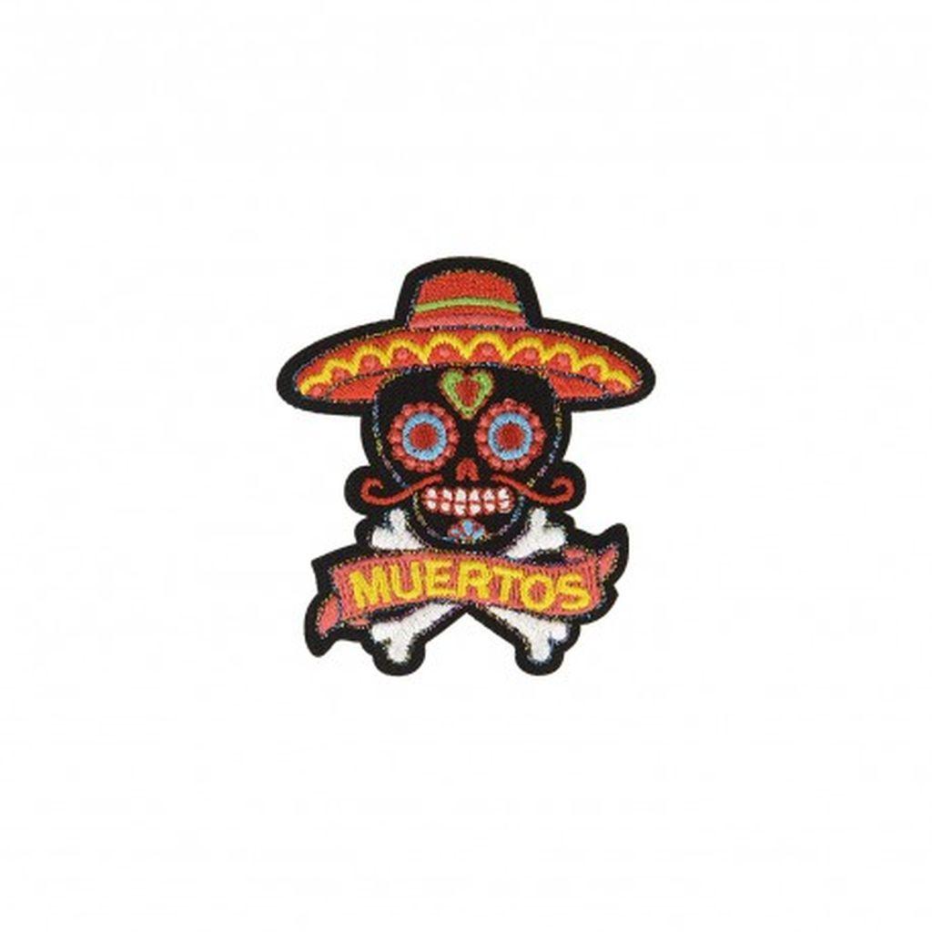 Bügelbild Applikation Muertos Mexiko