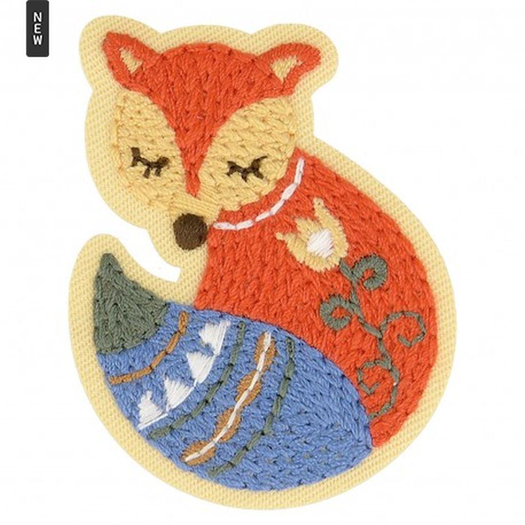Bügelbild Applikation nordischer Fuchs