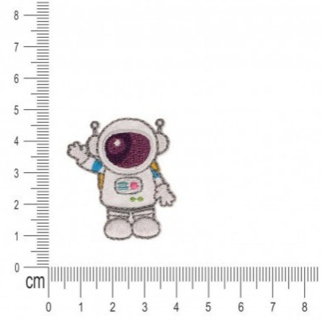 Bügelbild Applikation Astronaut im Raumanzug