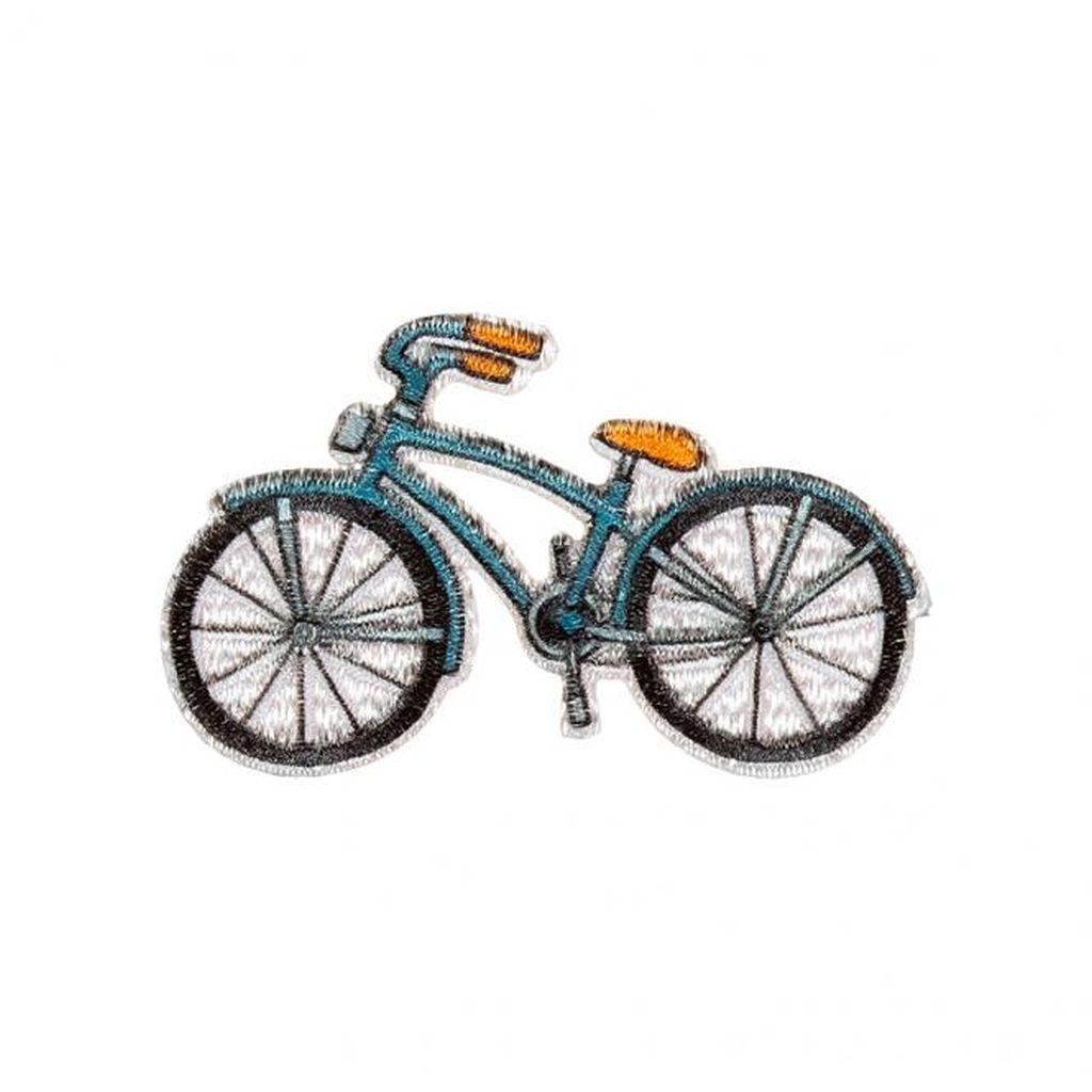 Bügelbild Applikation Fahrrad