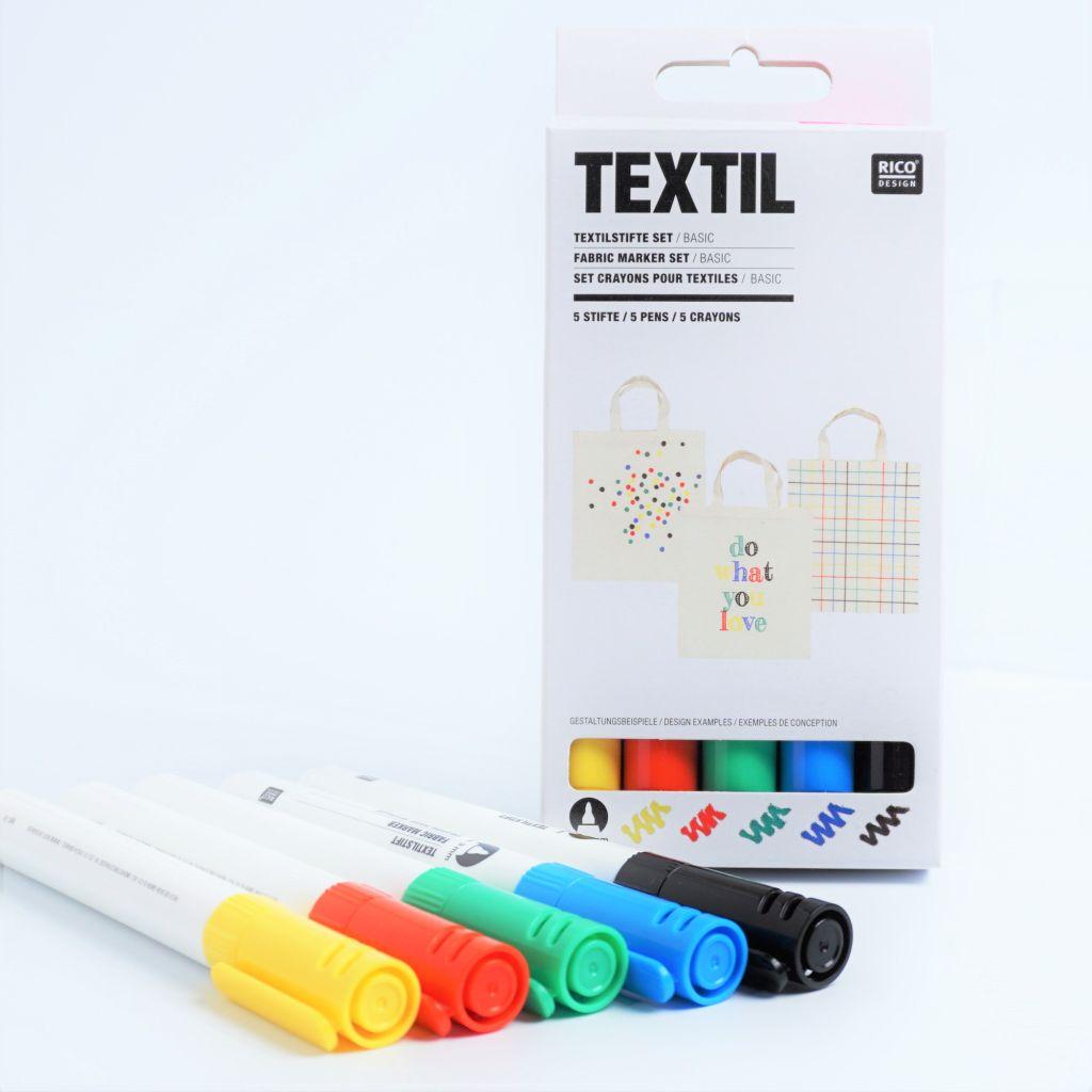 Textilstifte Set Basic 3mm Spitze