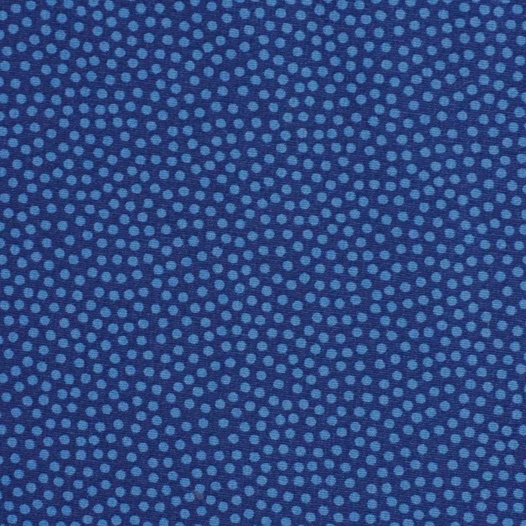 Preview: Baumwollstoff Dottys Punkte hellblau dunkelblau