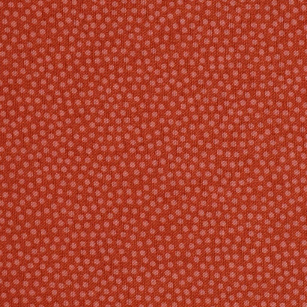 Baumwollstoff Dottys Punkte hell terracotta rost