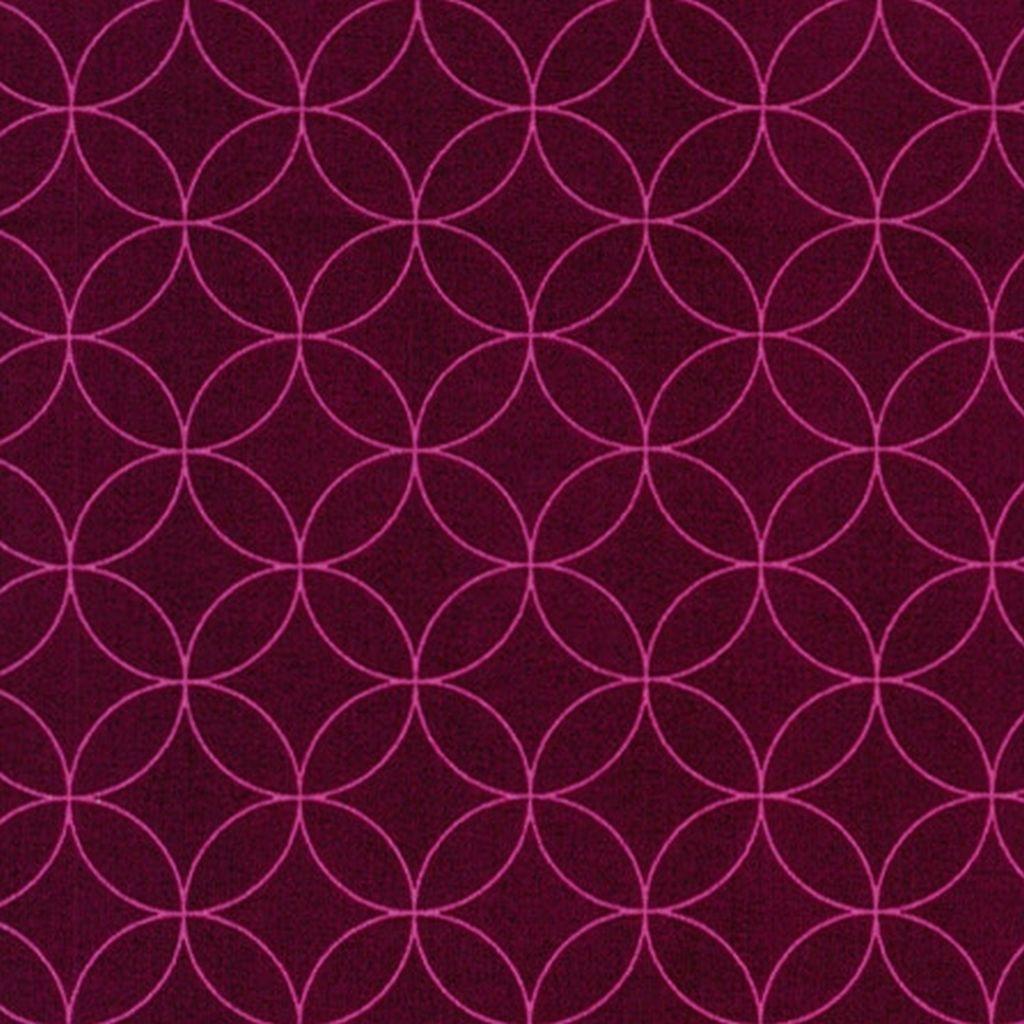 Baumwollstoff Kopenhagen Kreise bordeaux – Westfalenstoffe