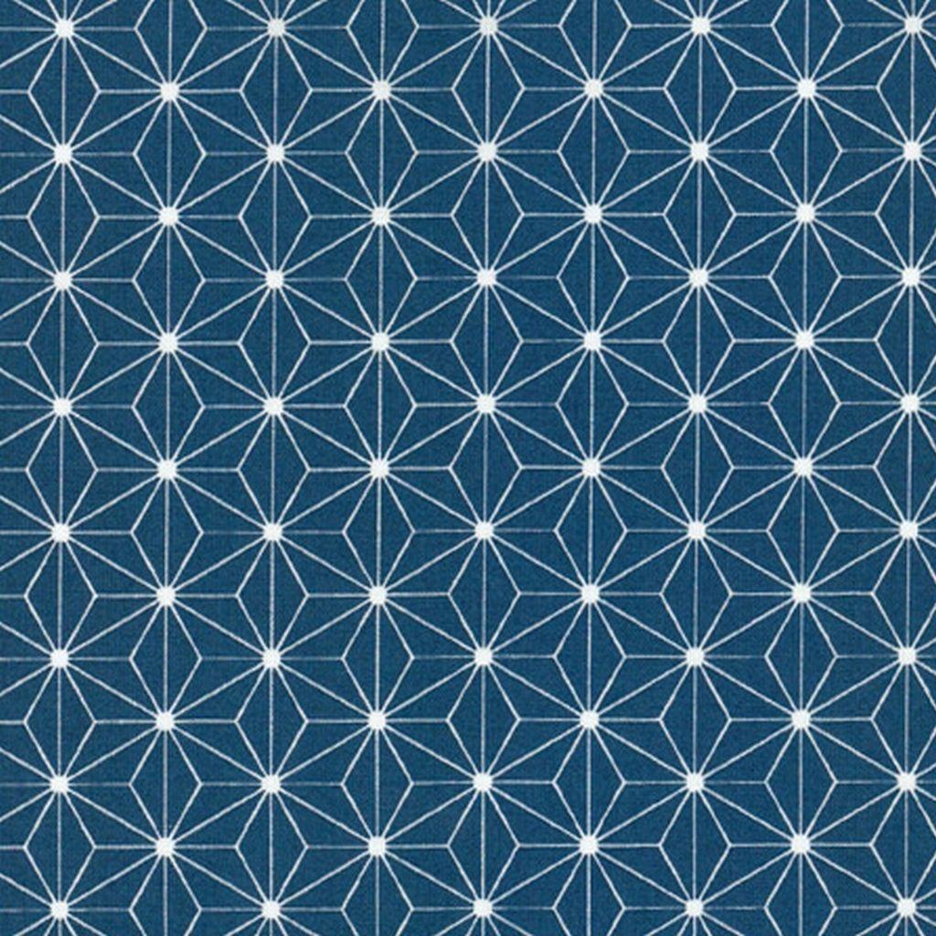Baumwollstoff Kopenhagen Sterne jeansblau – Westfalenstoffe