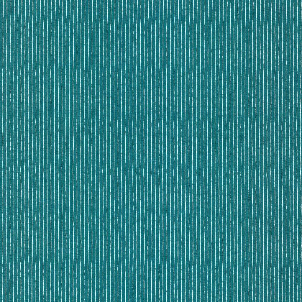 Baumwollstoff Kopenhagen Streifen petrol – Westfalenstoffe