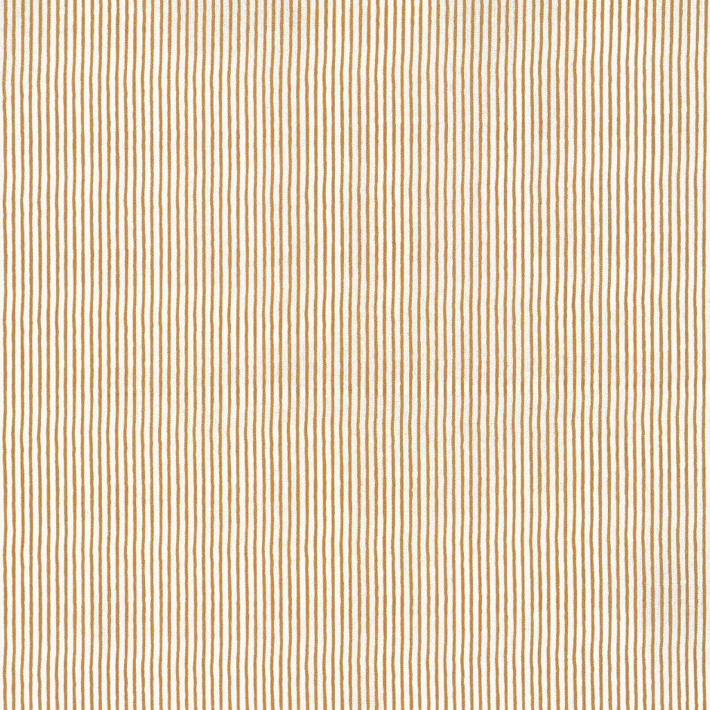 Baumwollstoff Fehmarn Streifen braun – Bio – Westfalenstoffe