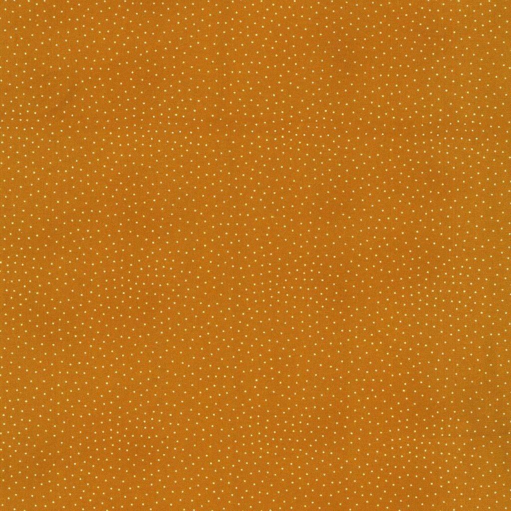 Baumwollstoff Fehmarn Tupfen braun – Bio – Westfalenstoffe