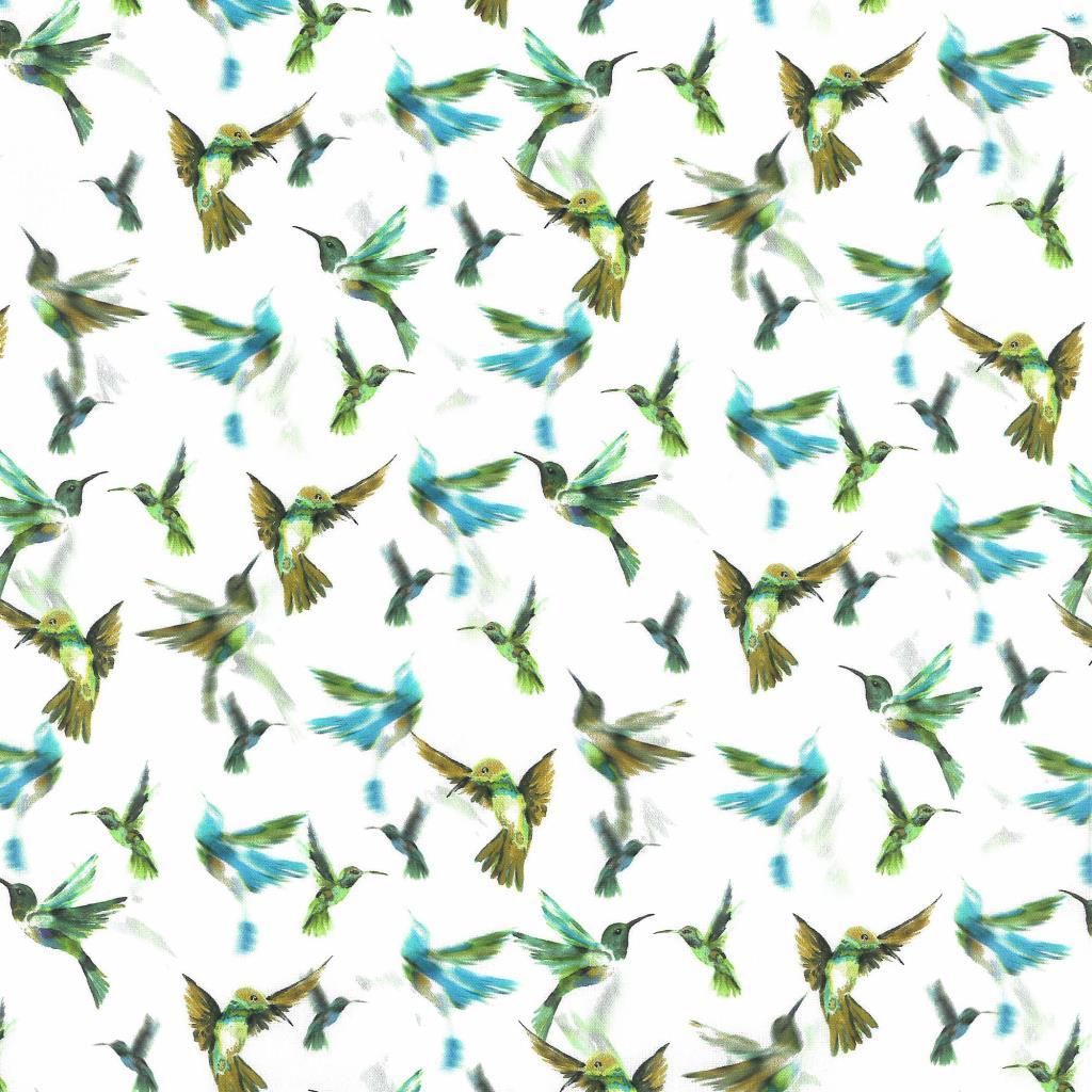 Baumwollstoff Singapur Colibri - Westfalenstoffe