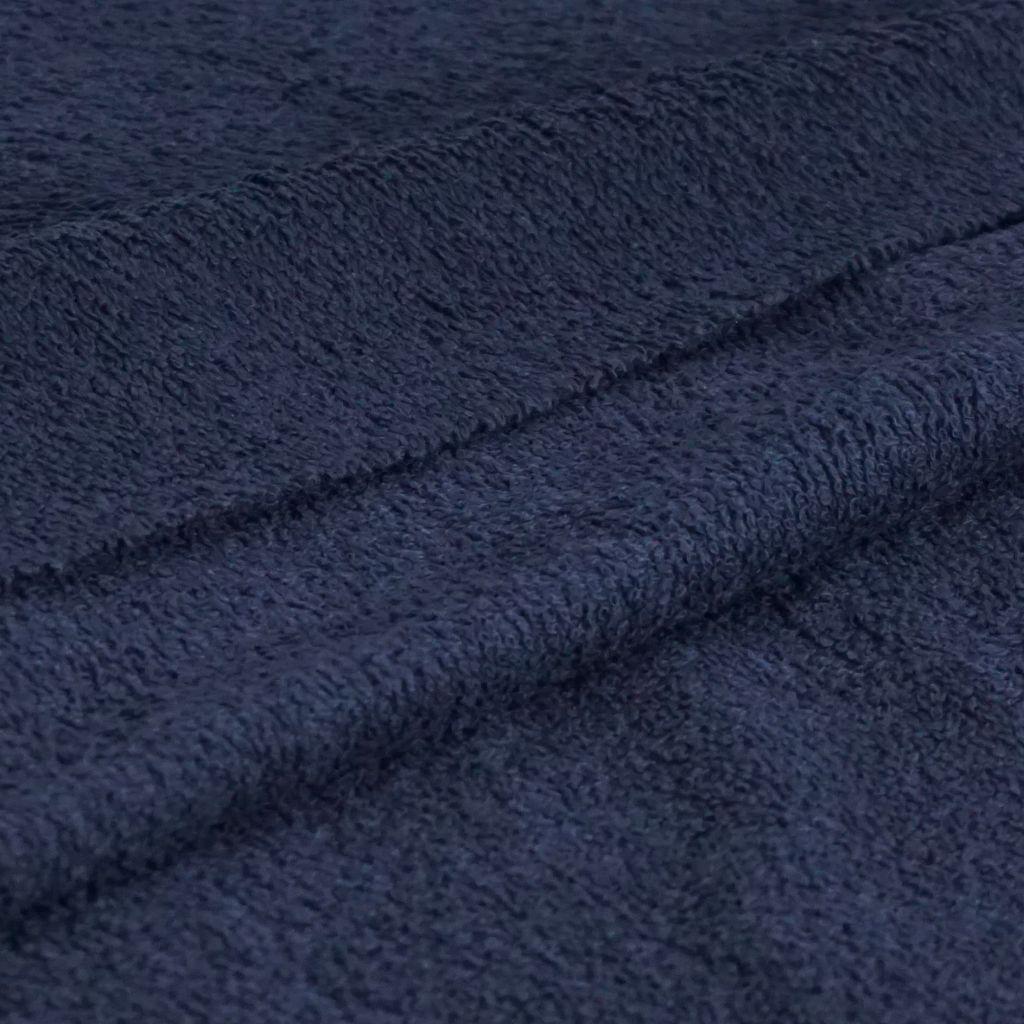 Frotteestoff aus Baumwolle dunkelblau