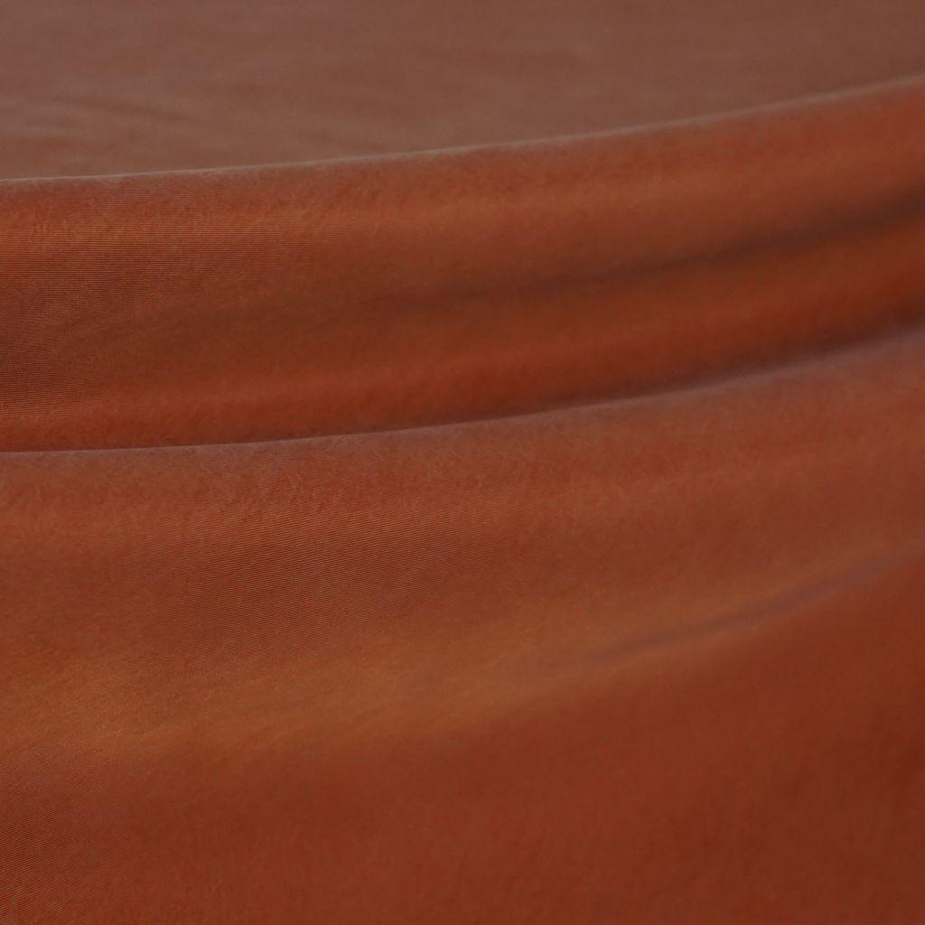 Soft touch Cupro Seidengefühl rostorange