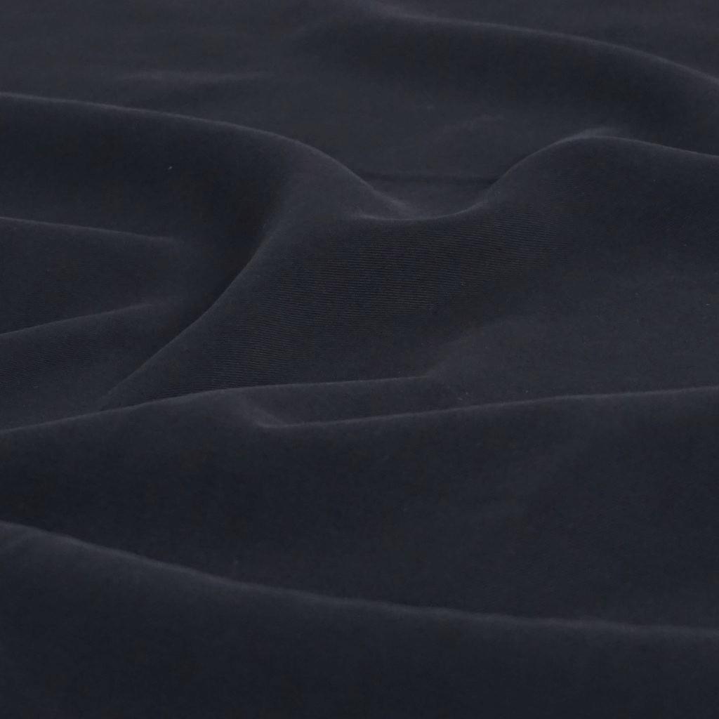 Viskose Twill Pfirsich-Touch solider Griff schwarz