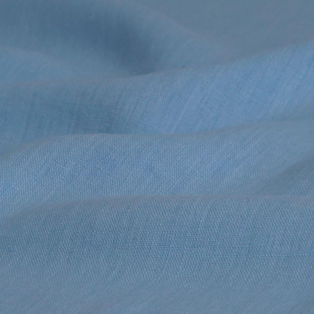 Leinenstoff hochwertige Qualität hellblau