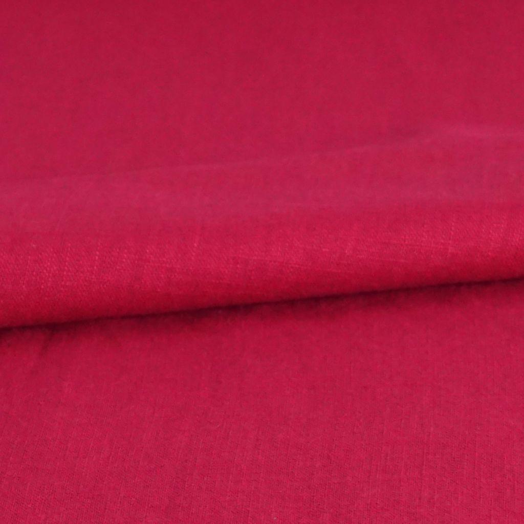 Leinenstoff Classic strukturiert pink