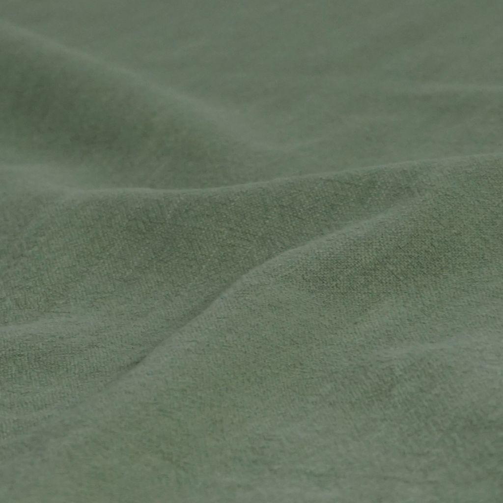 Leinen mit Baumwolle stonewashed softgrün