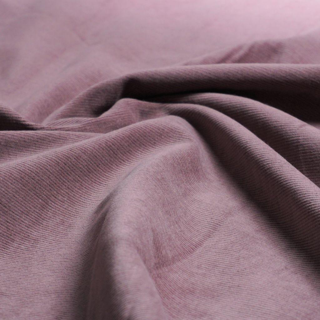 Feincord aus Baumwolle rose taupe