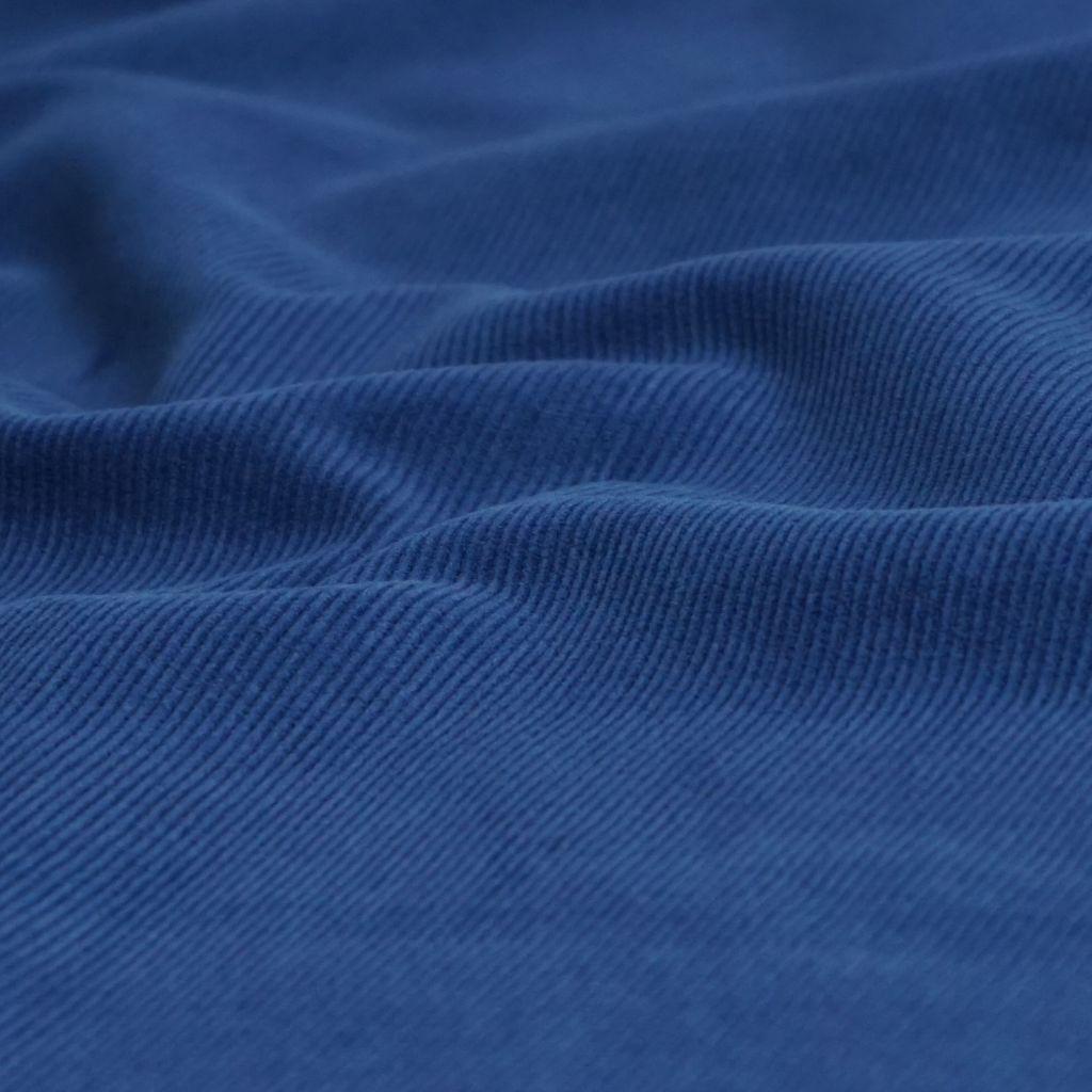 Feincord aus Baumwolle ozeanblau