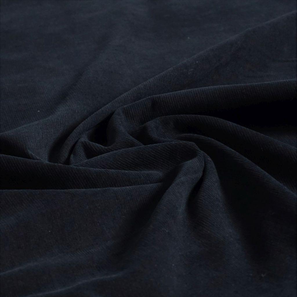 Feincord Baumwolle schwarz