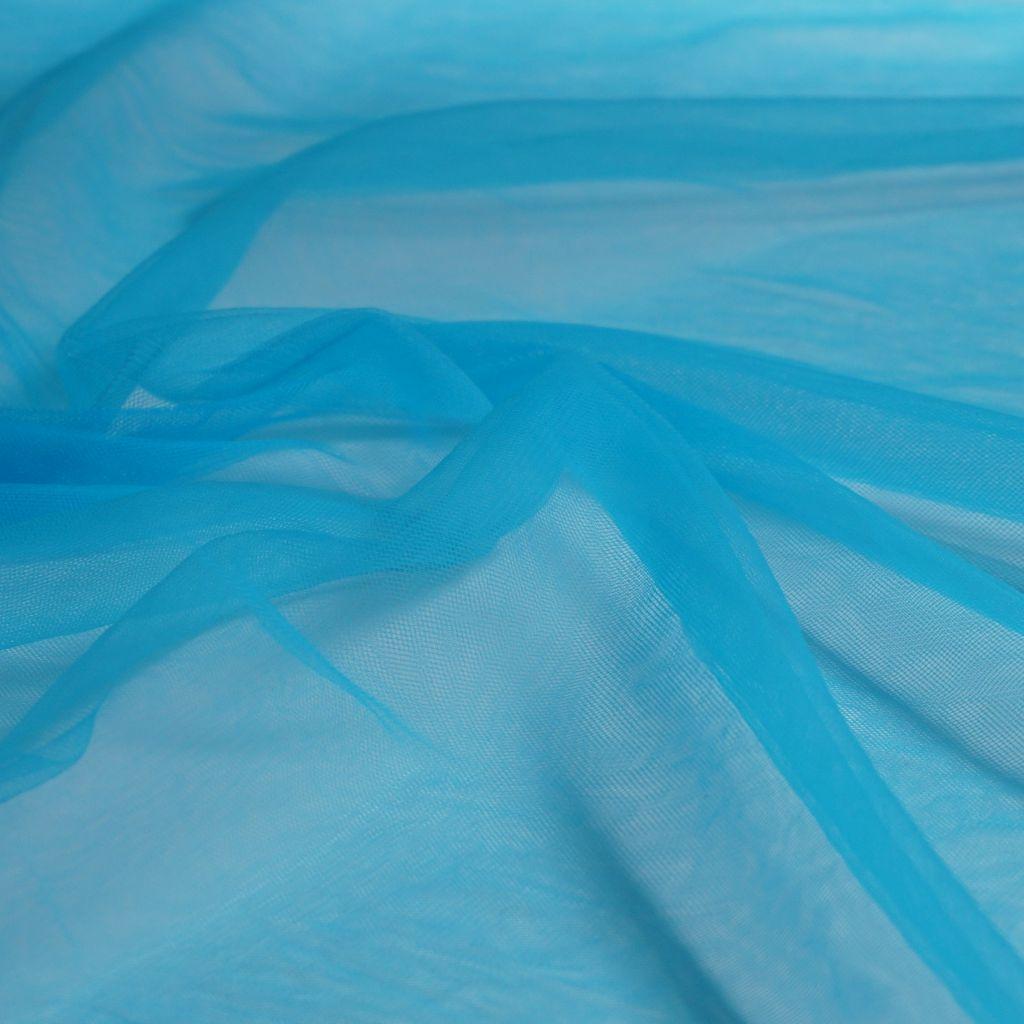 Soft-Tüll weicher Feintüll capriblau