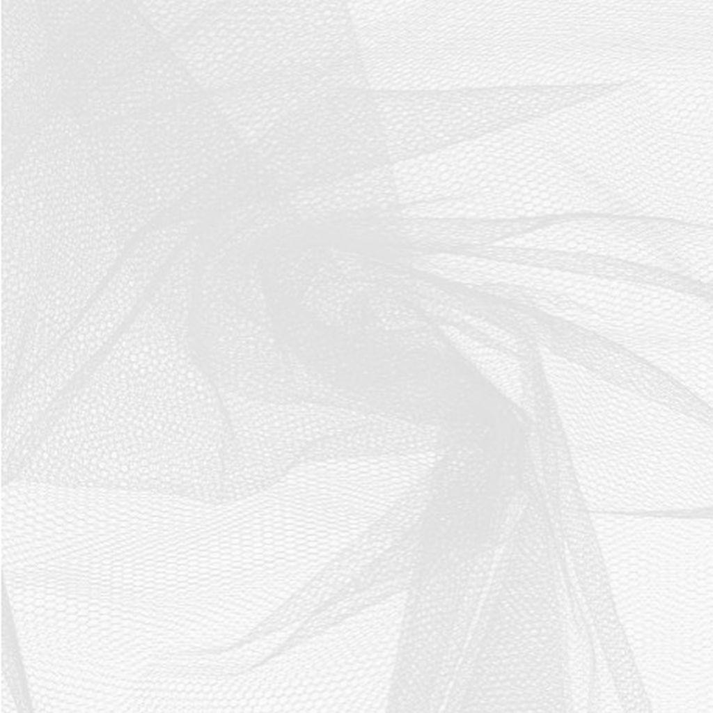 Faschingstüll fester Deko-Tüll weiß
