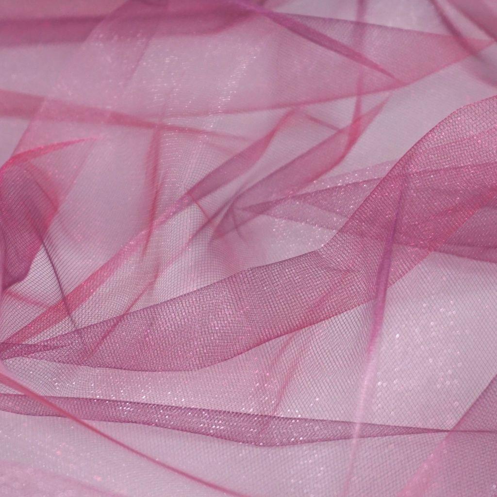 Soft-Tüll weicher Feintüll Ombre Verlauf lila rosa