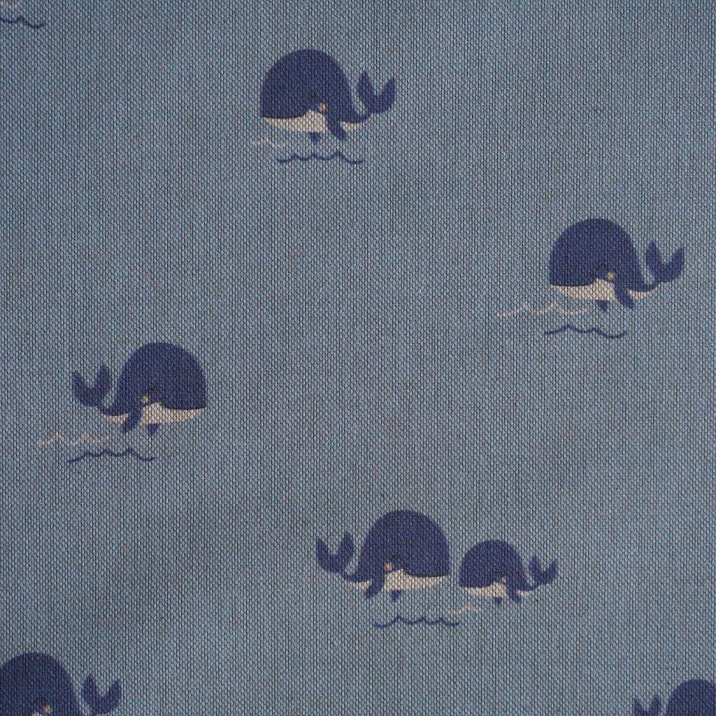Dekostoff Panama Wale blau