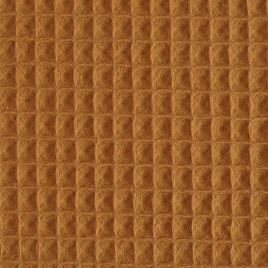 Waffelpique Pikee Baumwolleockergelb