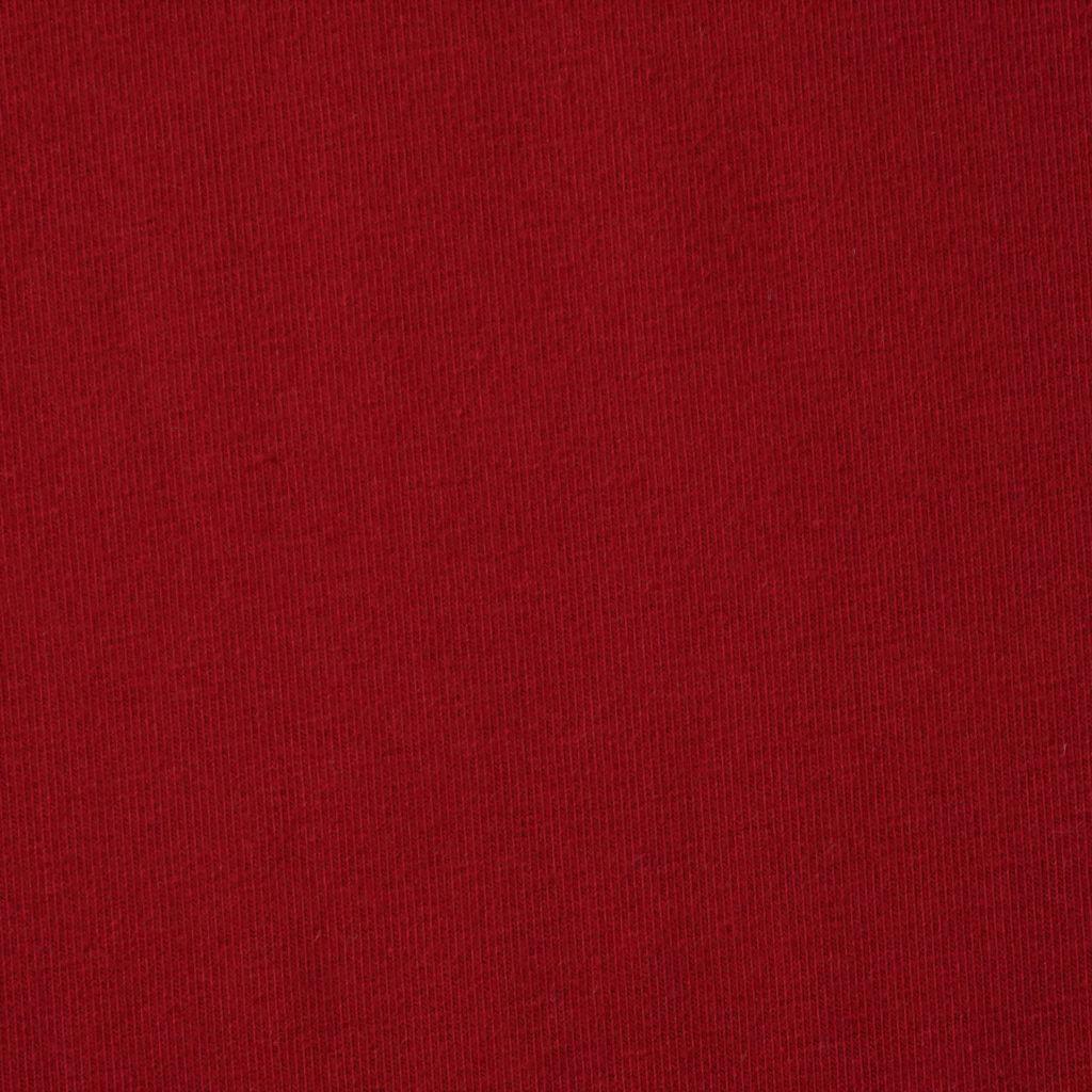 Singlejersey uni aus Baumwolle kirschrot - Bio
