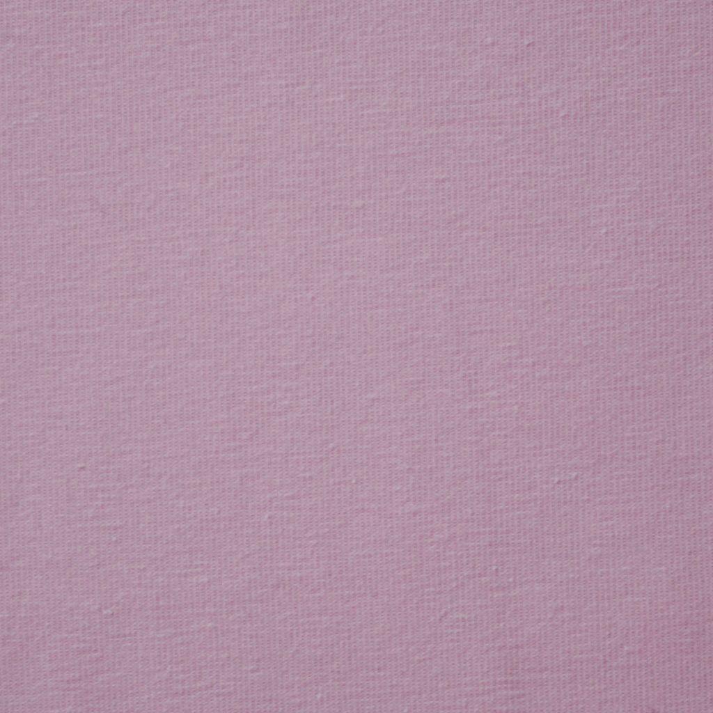 Singlejersey uni aus Baumwolle hellrosa - Bio