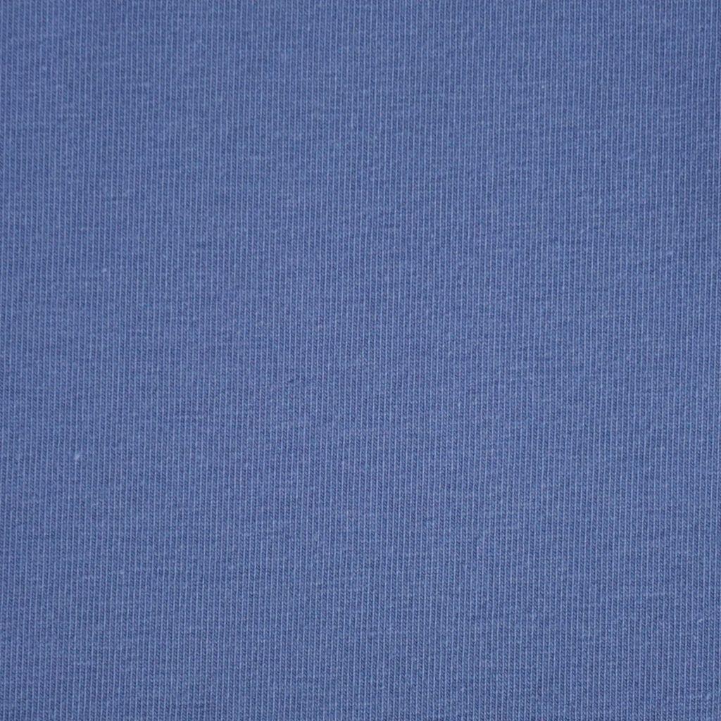 Singlejersey uni aus Baumwolle purple indigo - Bio