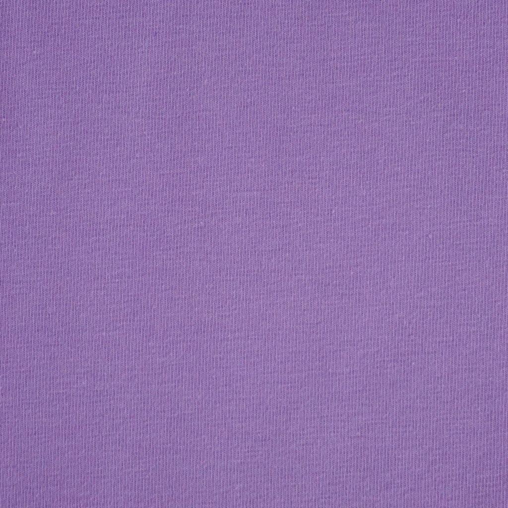 Singlejersey uni aus Baumwolle flieder - Bio