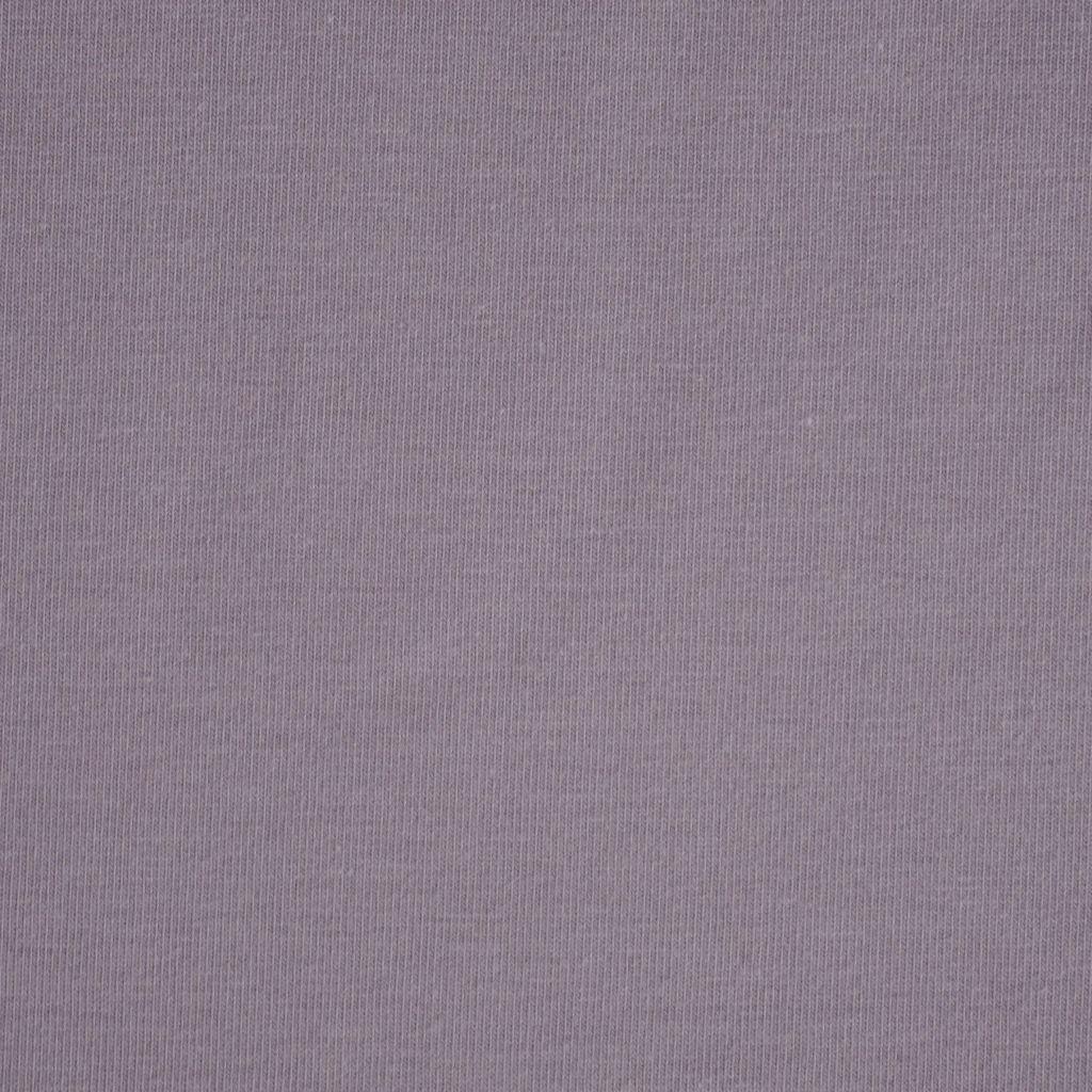 Singlejersey uni aus Baumwolle lavender- Bio