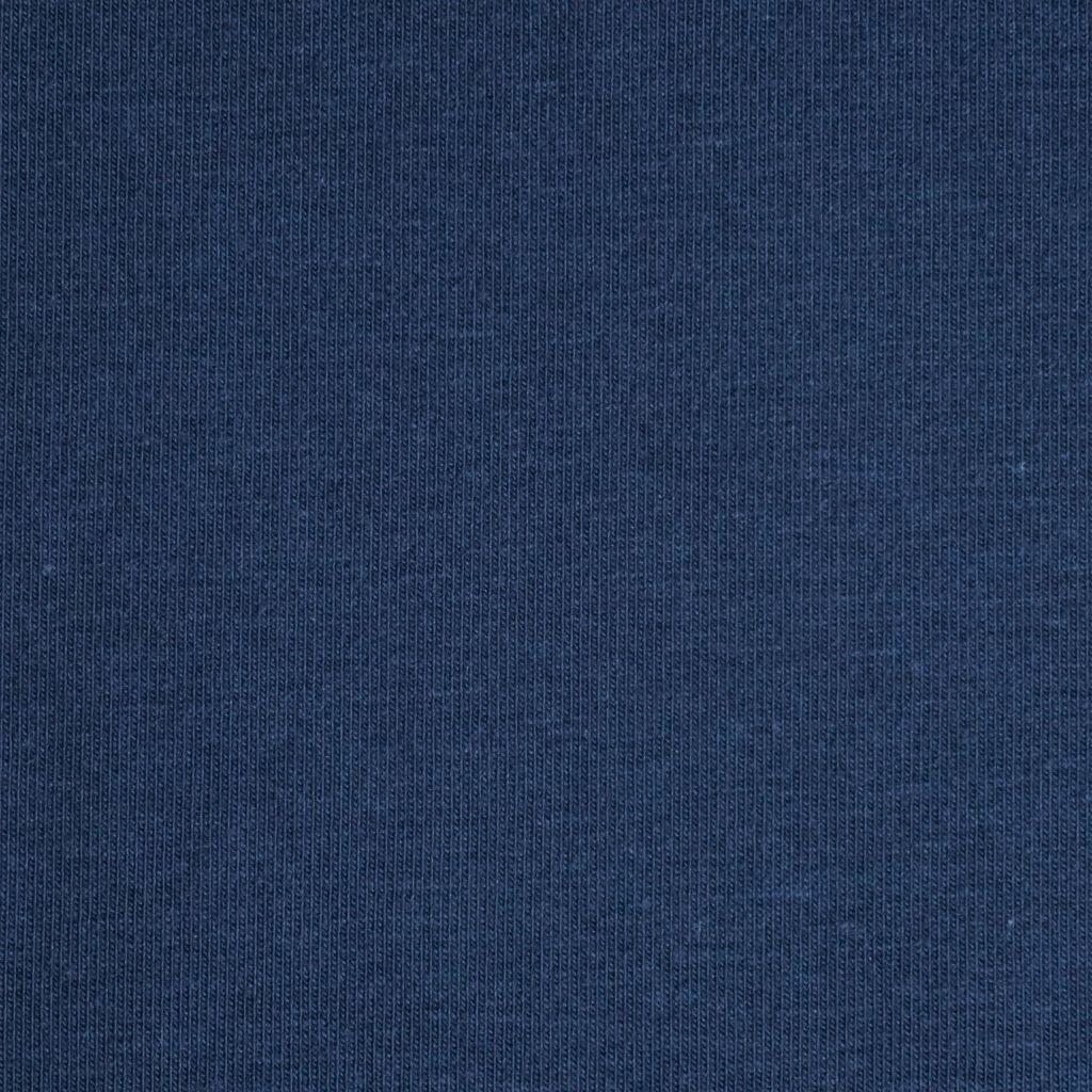 Baumwolljersey indigoblau - BIO