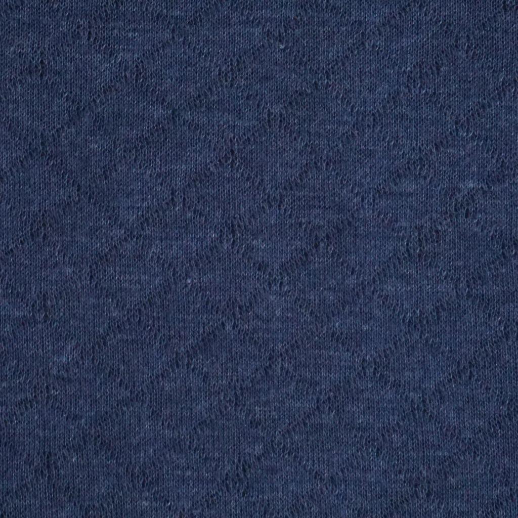 Baumwollstepper quilted Jersey dunkelblau
