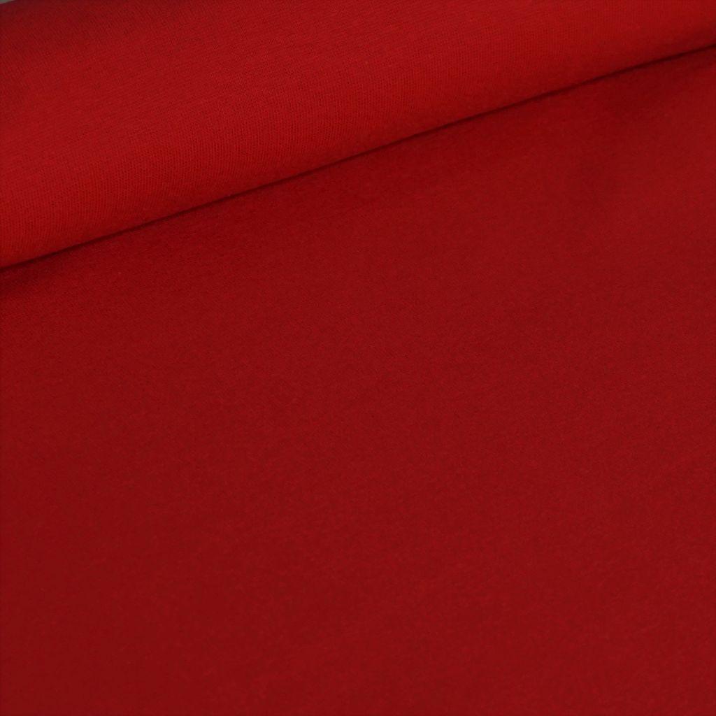 Bündchenware rot – Bio
