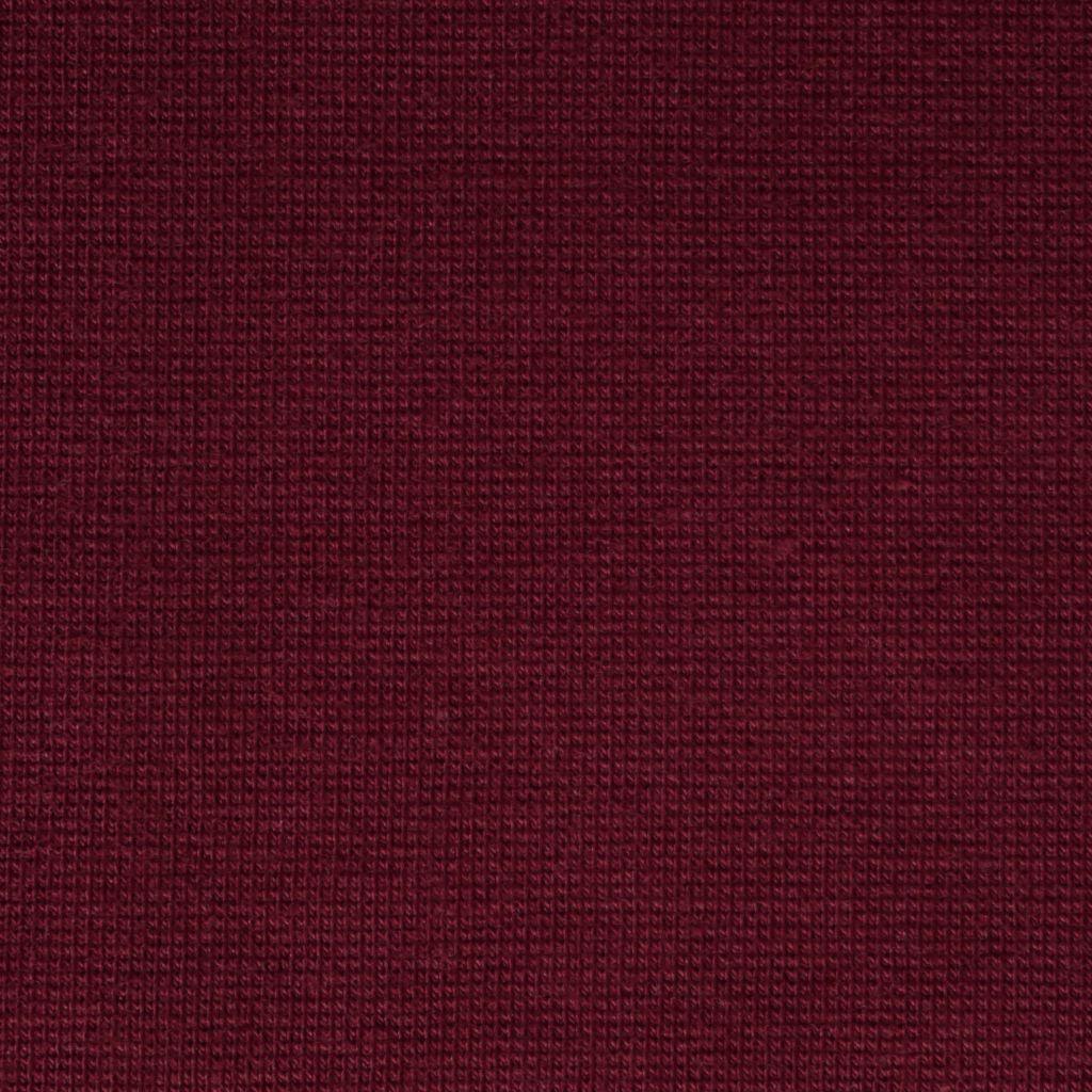 Bündchenware dunkelbordeaux – Bio